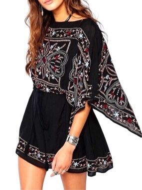 Free People | Dresses | Free People Dahlia Embroidered Maxi Dress | Poshmark